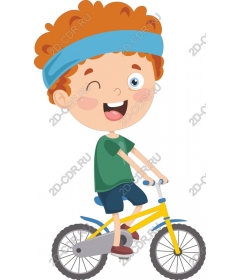 Gay boy on bike