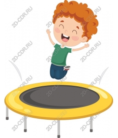 Joyful fun on the trampoline