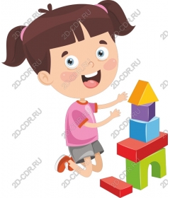  Colorful children's building blocks