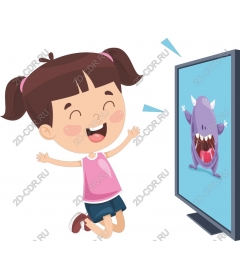  Joyful child, the TV monster