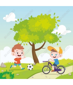  Adventures in games - boys playing in the street