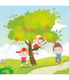  Adventures of a Sunny day: playful children