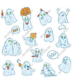  A whimsical collection of ghosts