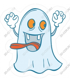 Playful cartoon Ghost