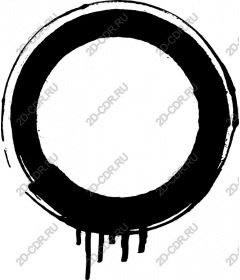  Ink circle splash