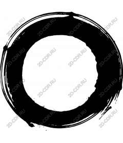  Circular brushstroke Zen
