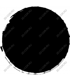  Black circular brush strokes
