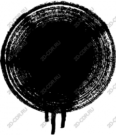  Black grunge circle