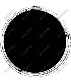  Black circle brush strokes