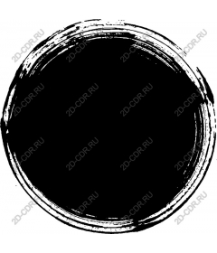  Black circle brush