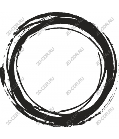  Circular brush strokes
