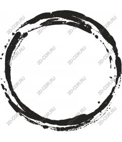  Elegant circle brush strokes