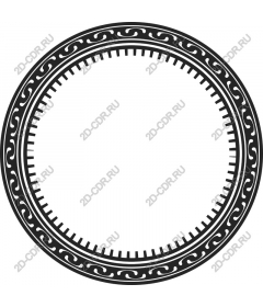  Elegant round frame