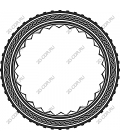 Intricate decorative frame