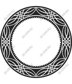 Exquisite round frame