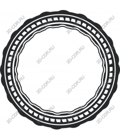  Elegant round frame