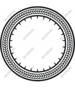 Decorative round border