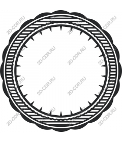  Decorative round icon