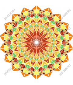 Geometric mandala Starburst
