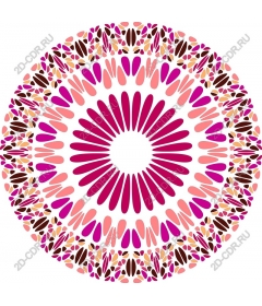 Floral mandala