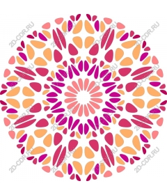 Floral mandala