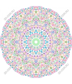 Floral mandala