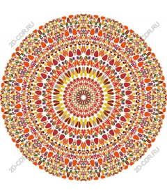 Floral mandala