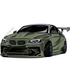  Зеленый спортивный автомобиль