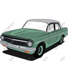  Classic green sedan