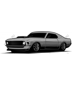  Card classic muscle car