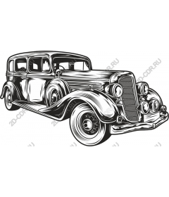 Классический винтажный автомобиль 1930-х годов
