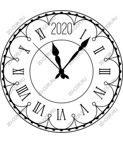 Elegant watch with Roman numerals