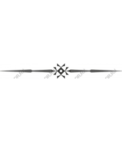  Elegant black decorative ornament