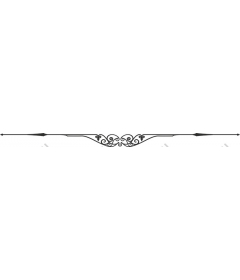  Elegant ornament - intricate swirls