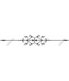  Elegant decorative ornament
