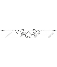  Elegant decorative ornament