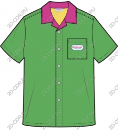  Bright shirt short sleeve