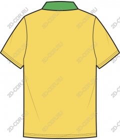  Bright yellow Polo shirt