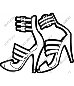  Chic lace-up high heel