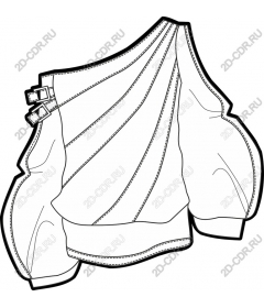  Elegant one shoulder top