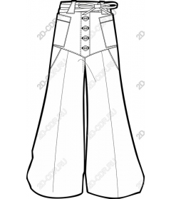  Wide leg pants