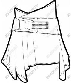  Chic skirt bandage