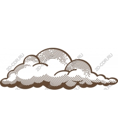 Cloud in vintage style