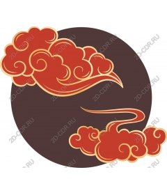  Elegant swirling cloud