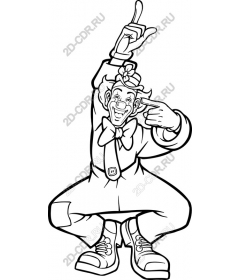  Joyful clown