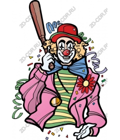  Colorful clown