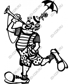  Joyful clown