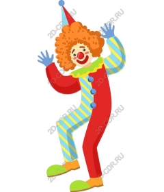  Colorful clown