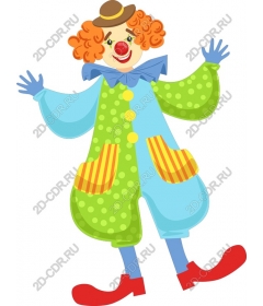  Colourful clown