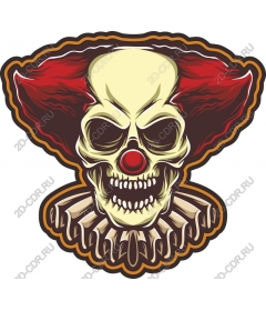  Creepy clown skull